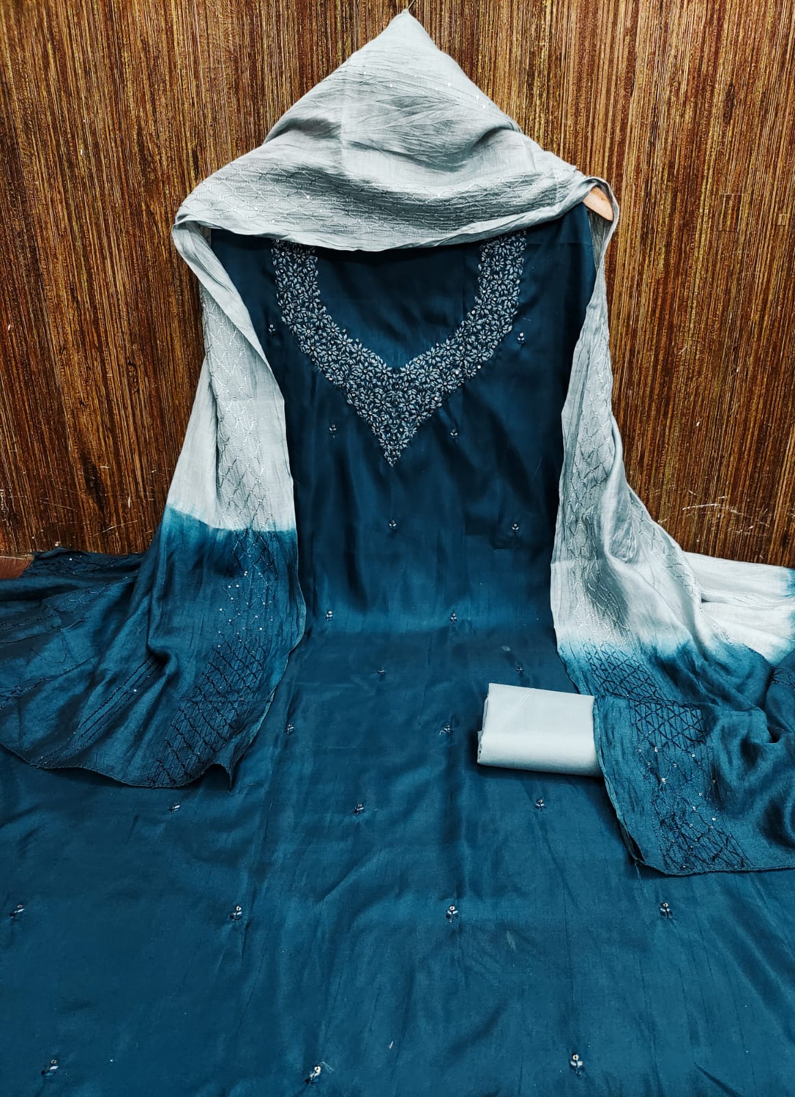 Ds Designer Suit Coco Silk Sequence Non Catalog Dress Material Wholesale Market In Surat With Price
